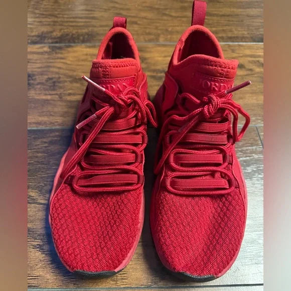 Nike Air Jordan Formula 23 Gym Shoes Youth Size 5.5Y October Red - Picture 9 of 10